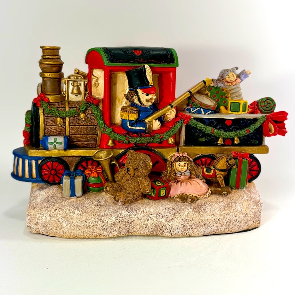 Classic Christmas Holiday Christmas Toy Train Door Stop